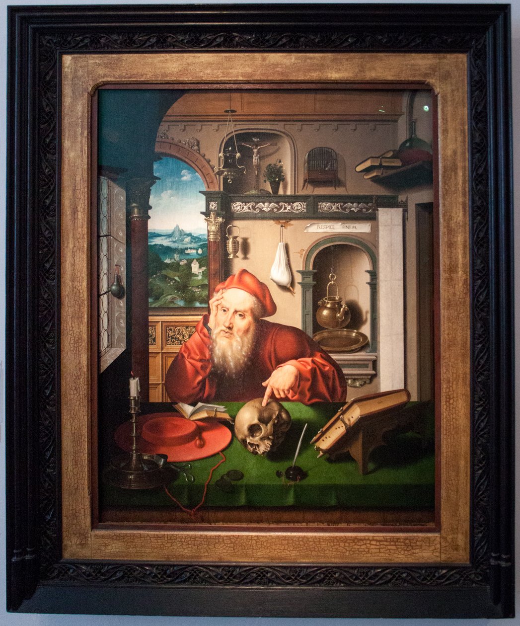 Sint Hiëronymus door Joos van Cleve