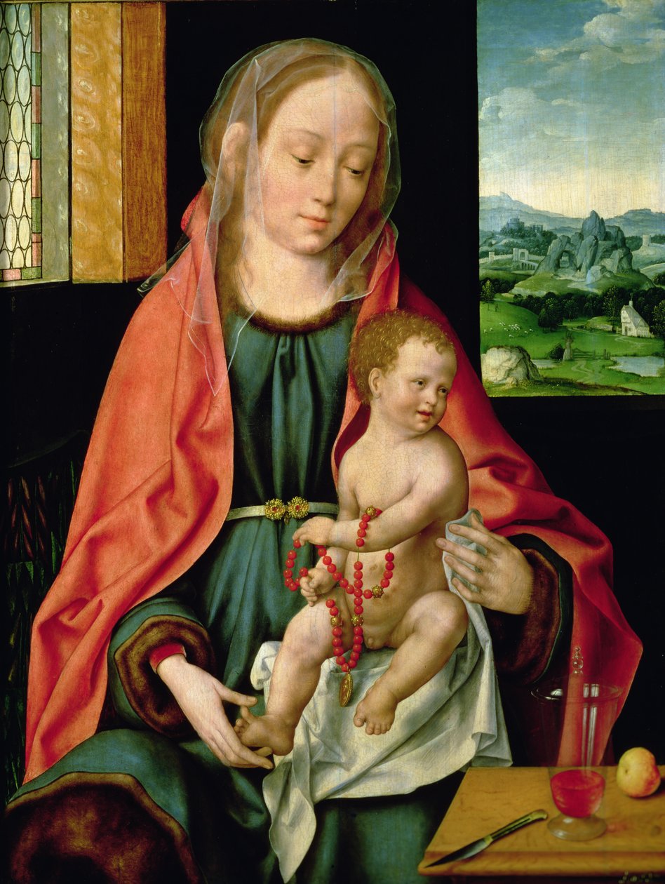 Maagd en Kind door Joos van Cleve