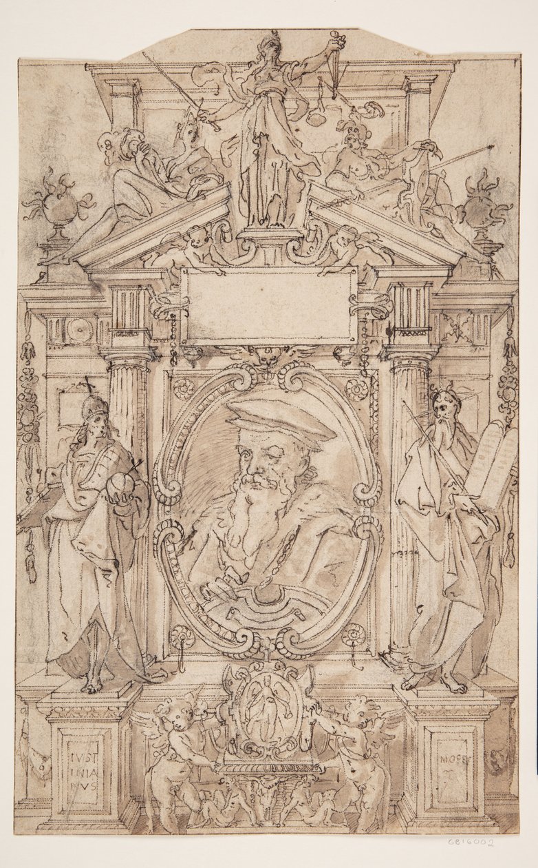 Portret van Tiberio Deciani door Joos van Winghe