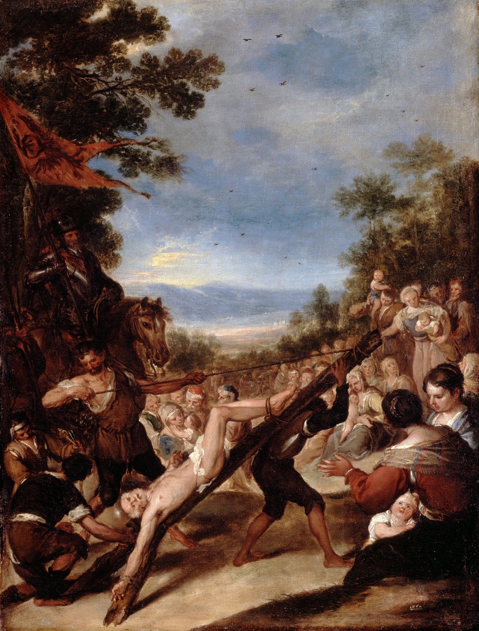 De Kruisiging van Sint Pieter door José Antolínez