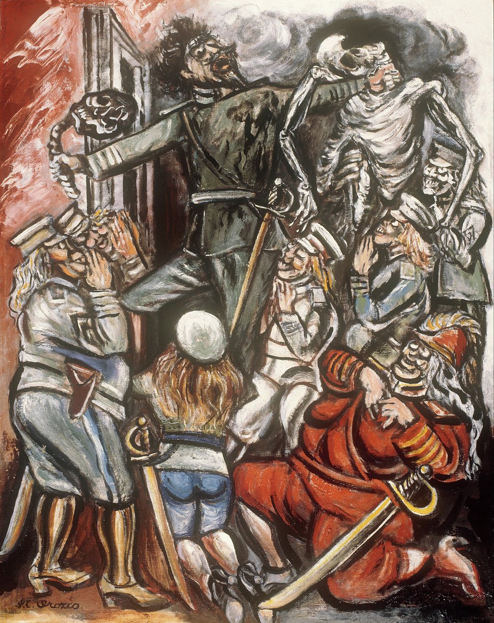 De Demagoog door José Clemente Orozco