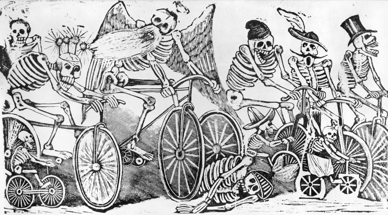 20e eeuw Calavera door José Guadalupe Posada