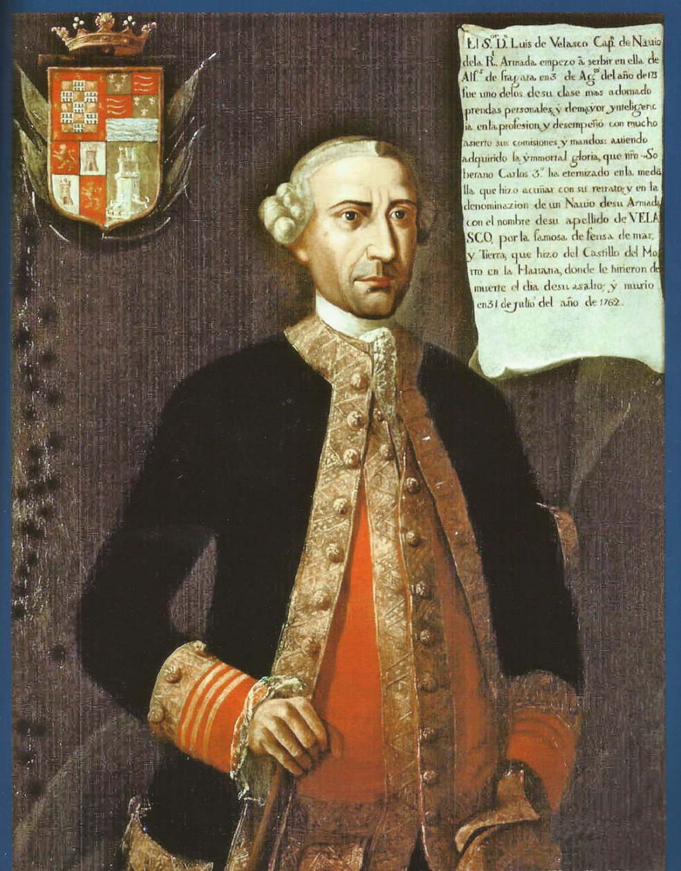 Luis Vicente de Velasco door José Nicolás de Escalera