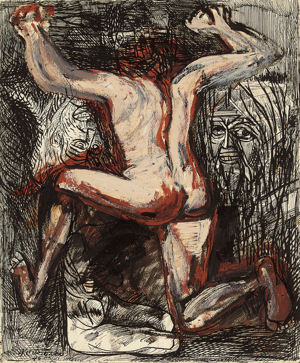 Prometheus door José Clemente Orozco