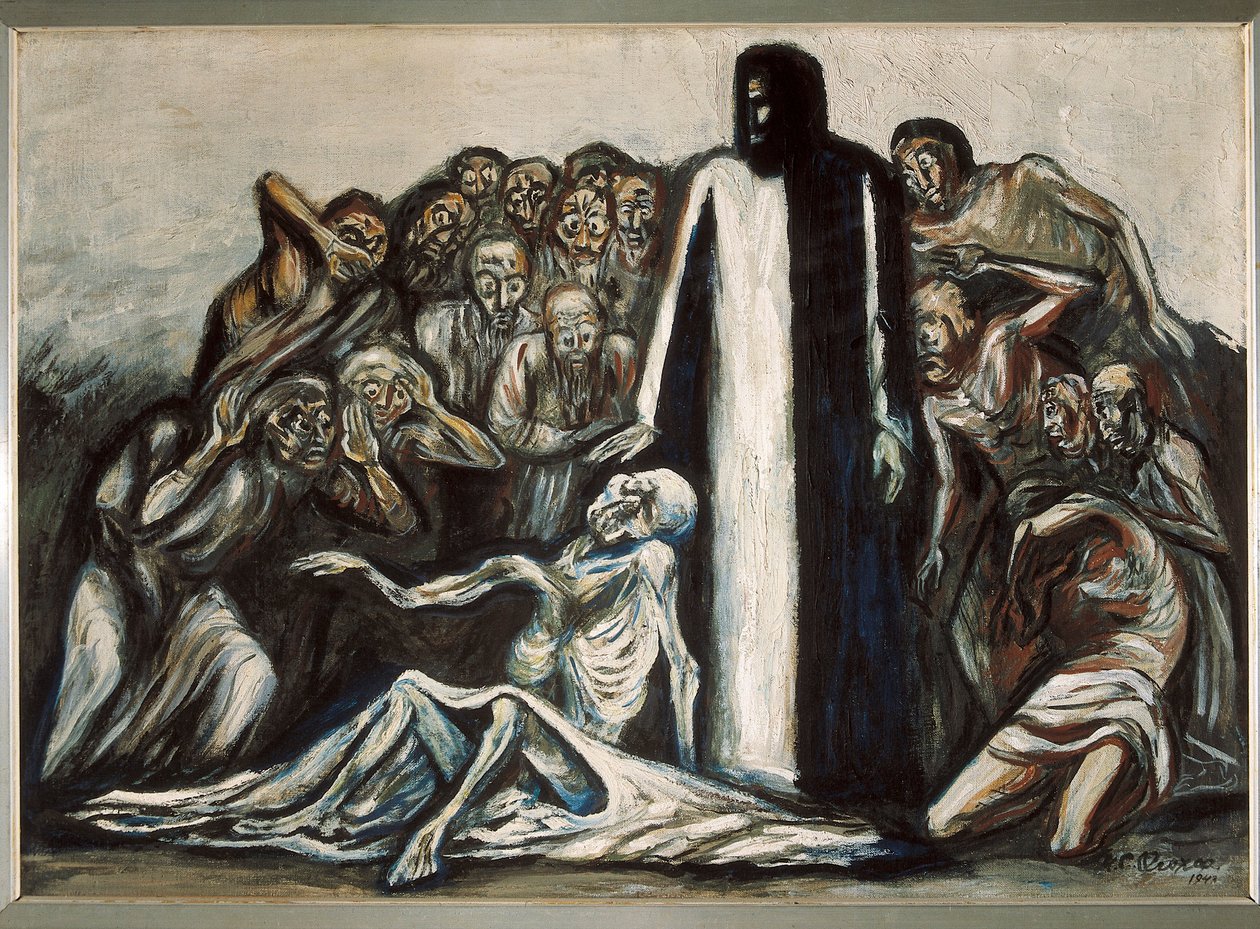 De opwekking van Lazarus door José Clemente Orozco
