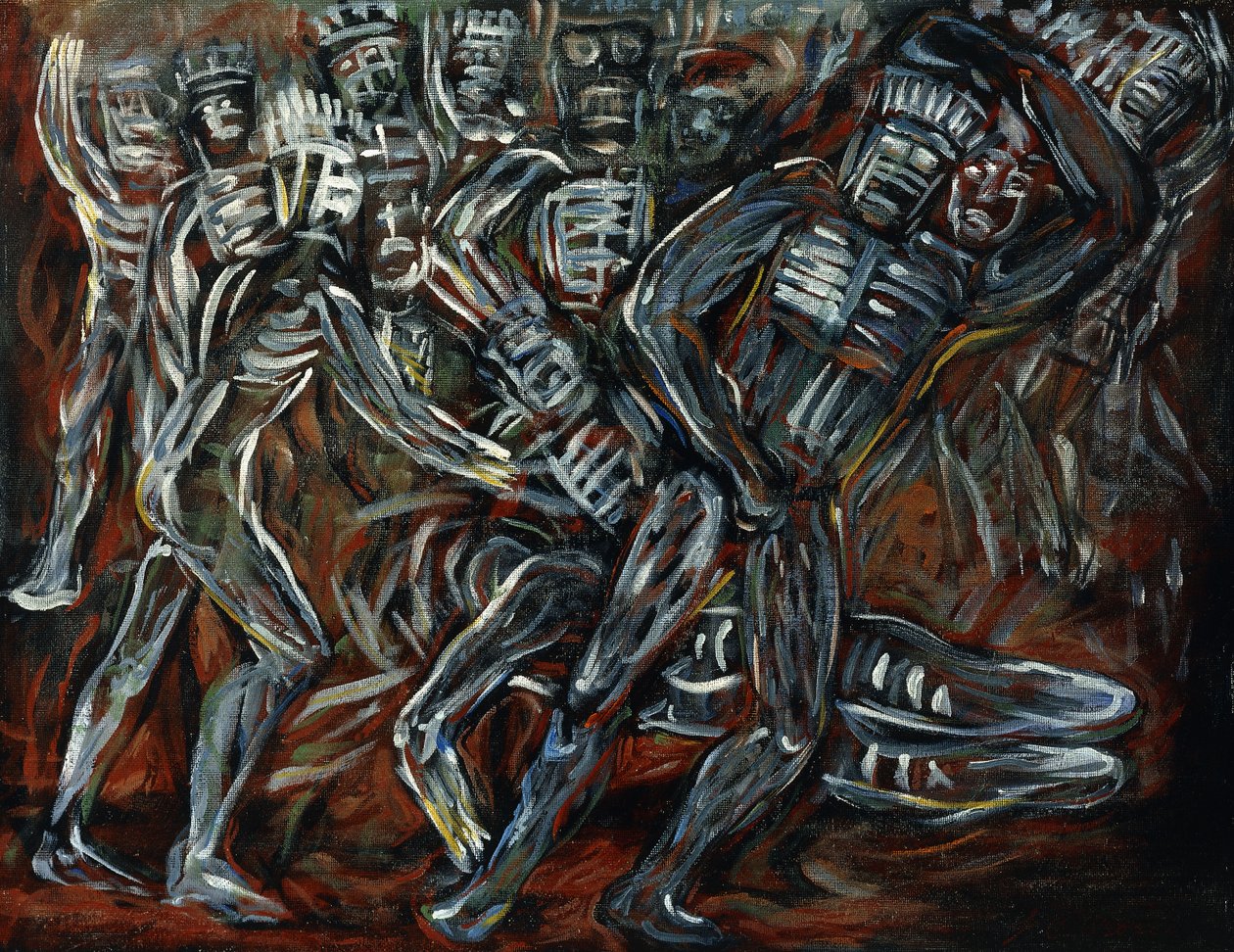 De Witte Goden door José Clemente Orozco