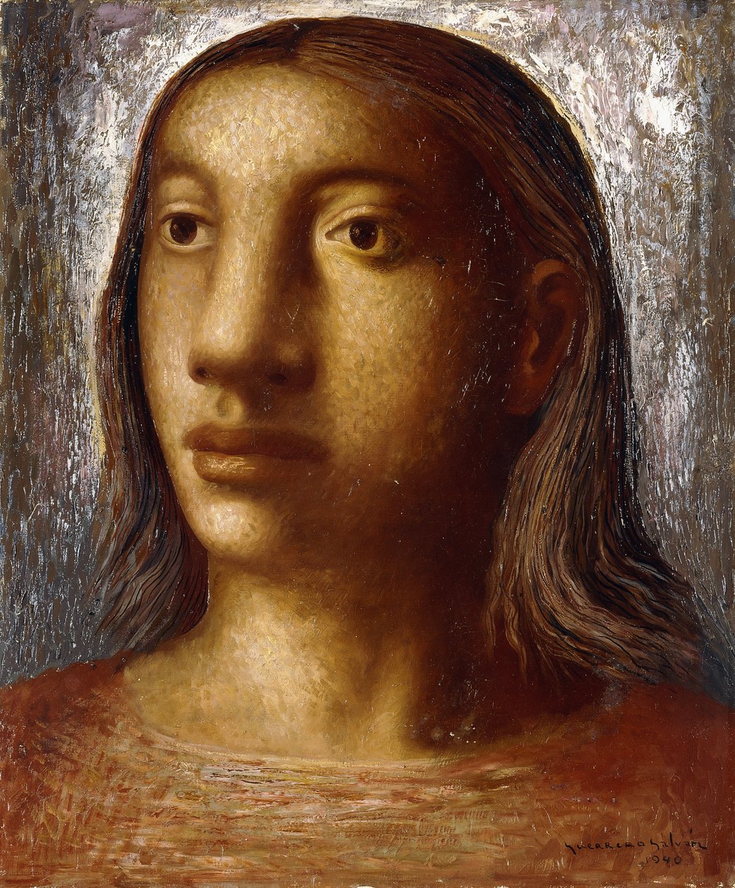 Hoofd van een vrouw door José Clemente Orozco