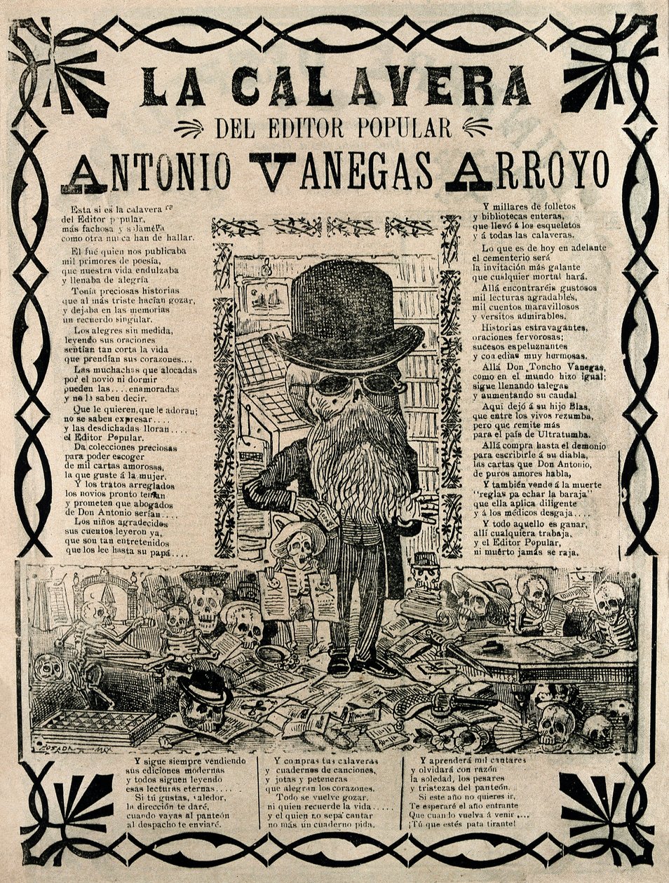 Populaire gravure door Jose Guadalupe Posada door José Guadalupe Posada