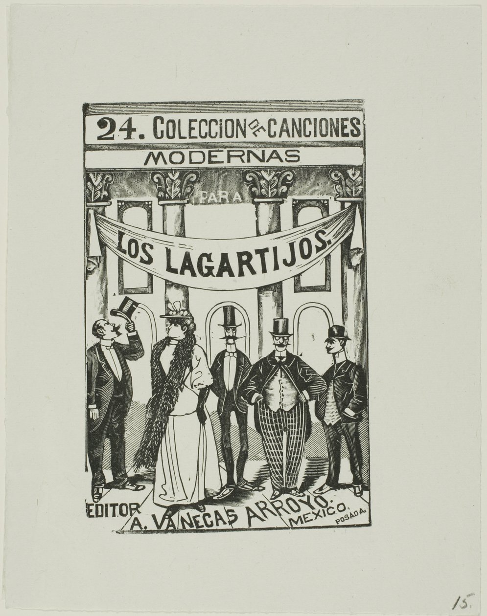 De Dandies door José Guadalupe Posada