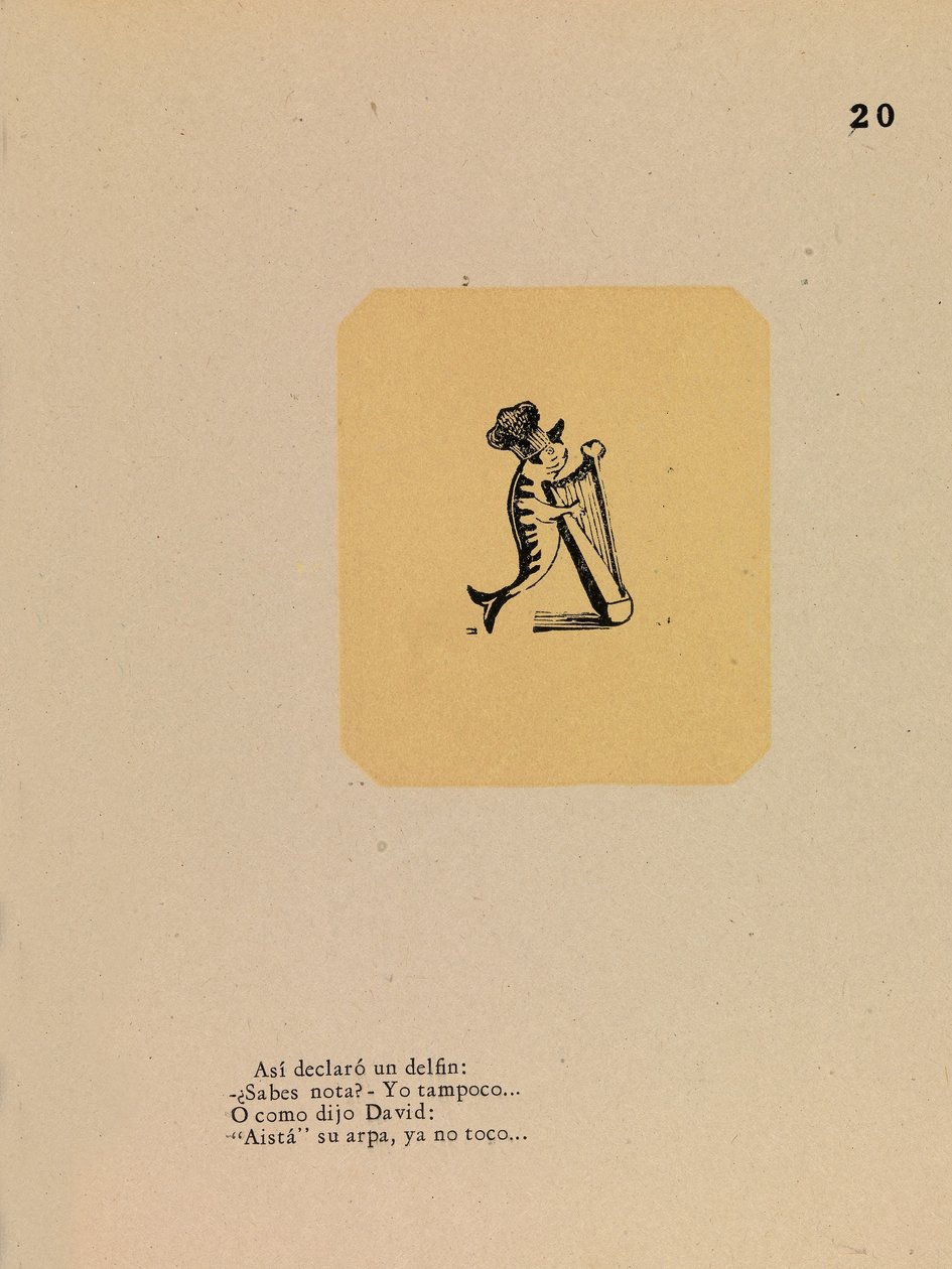 De Petulante Dolfijn door José Guadalupe Posada