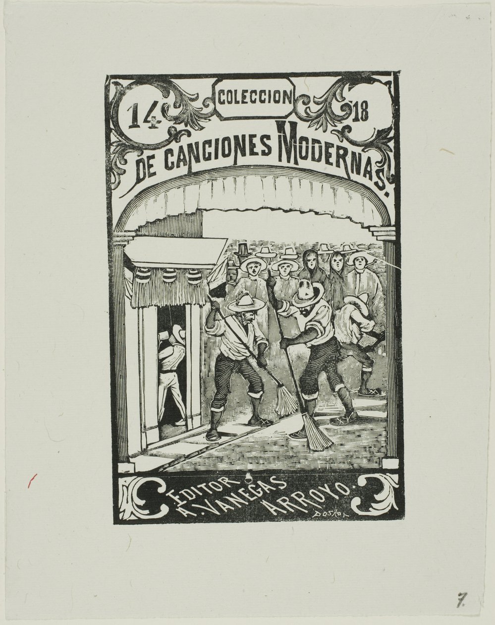 De straatvegers door José Guadalupe Posada