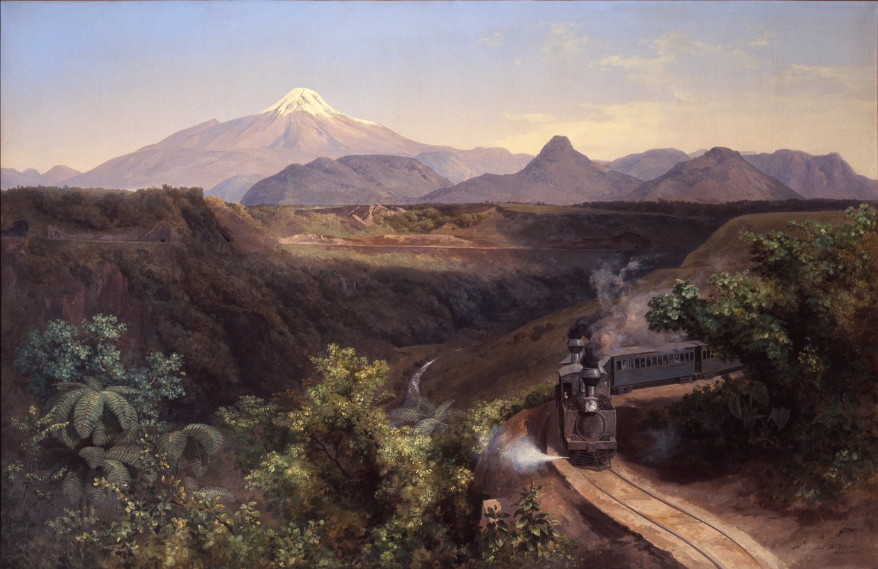 De Metlac Kloof door José María Velasco