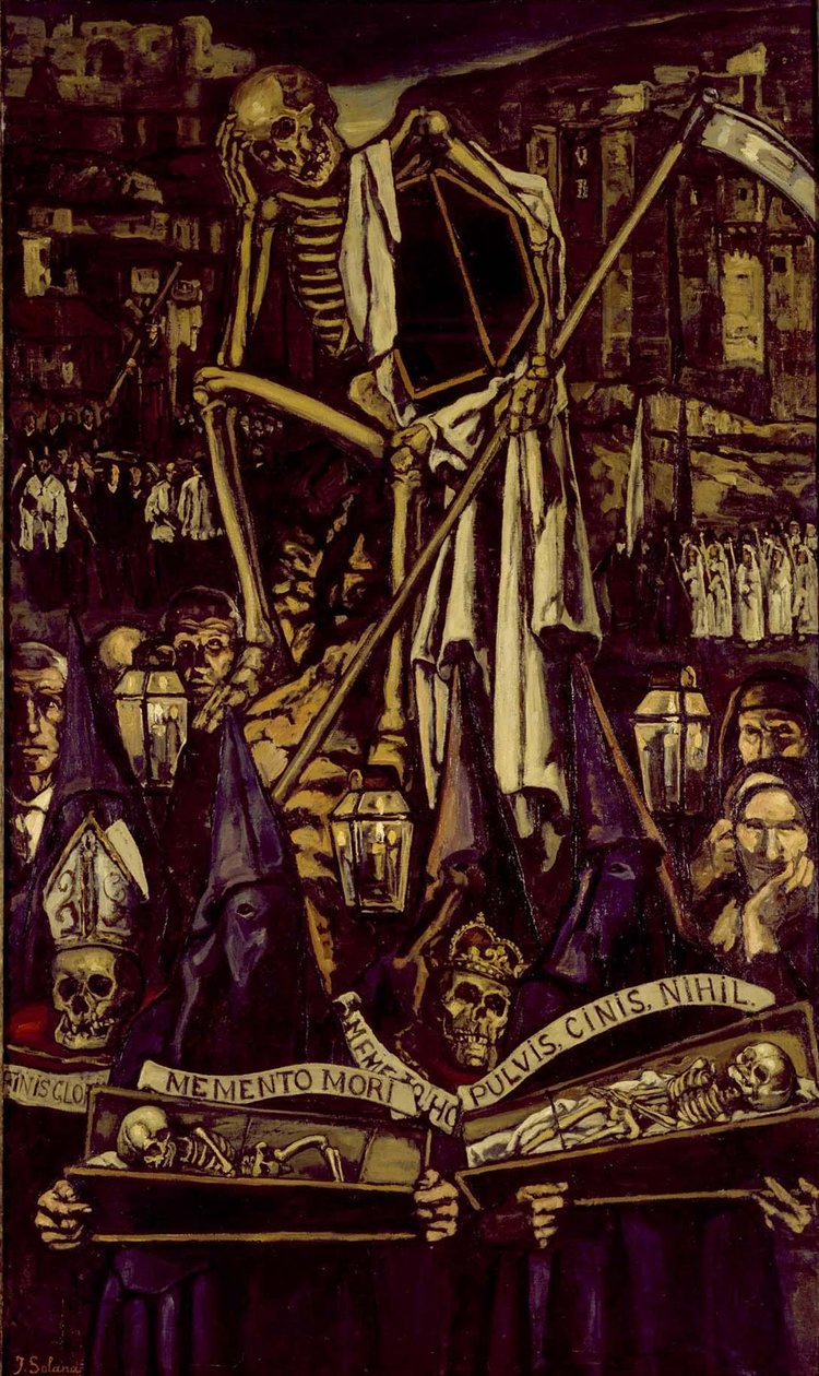 Processie van de Doden door José Solana