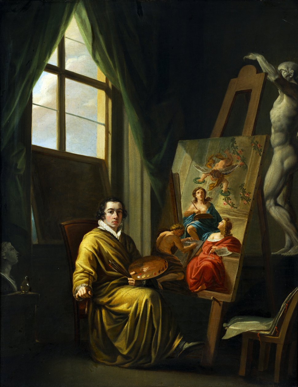 Zelfportret door Josef Abel