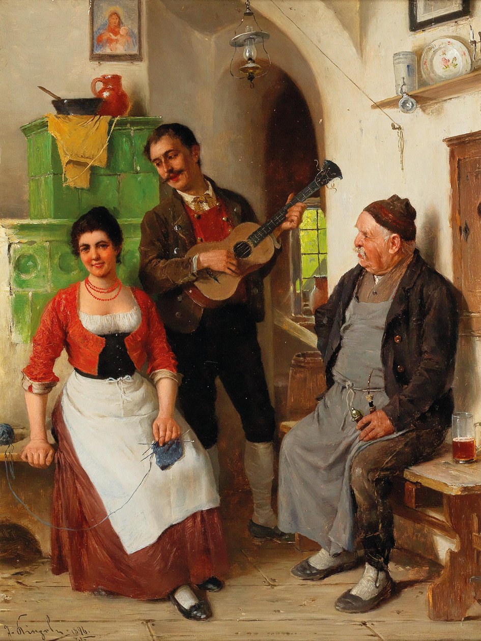 De serenade door Josef Kinzel