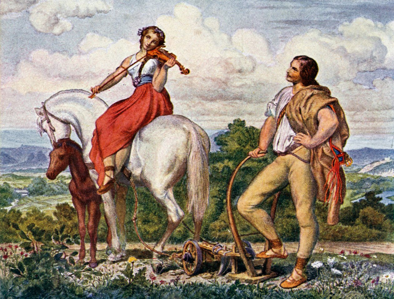 Tsjechisch nationalisme door Josef Mánes