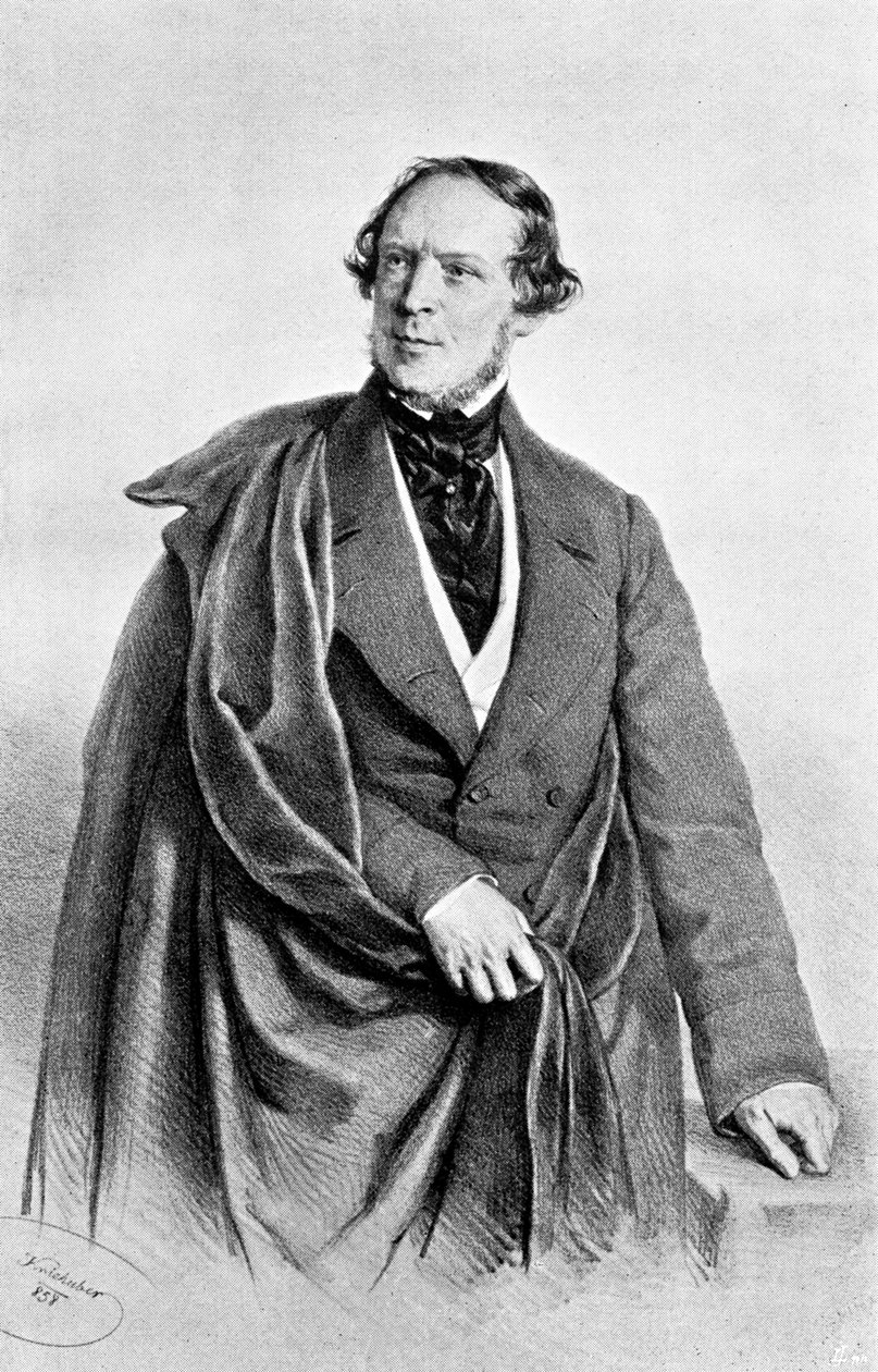 Friedrich Halm door Josef (after) Kriehuber