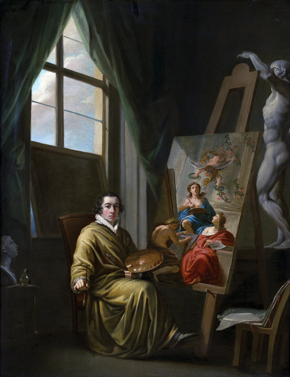 Zelfportret door Josef Abel