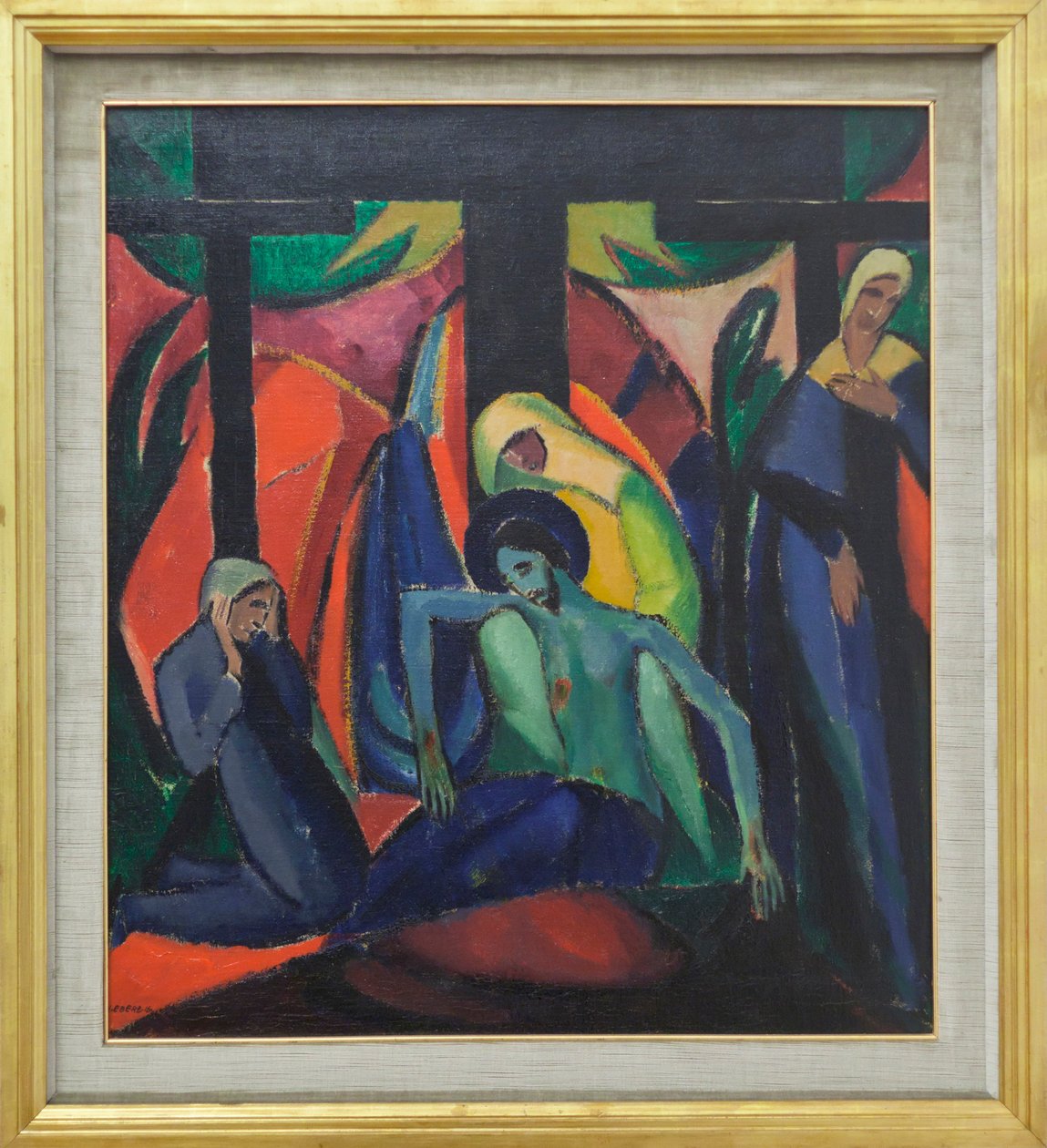 Kreuzabnahme (Afneming van het kruis) door Josef Eberz