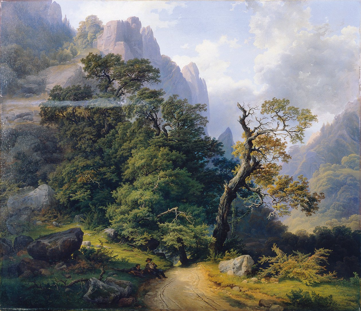 Berglandschap door Josef Holzer