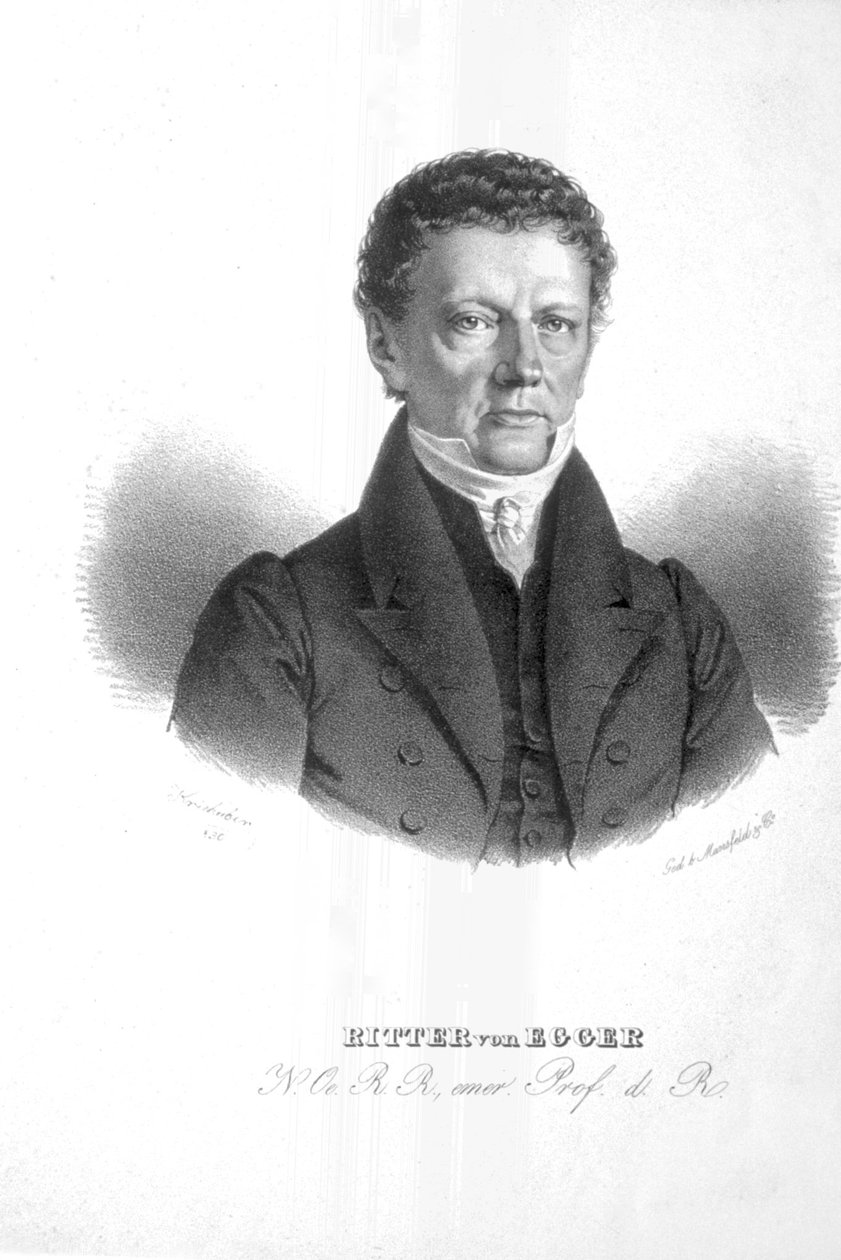 Franz Egger Litho door Josef Kriehuber