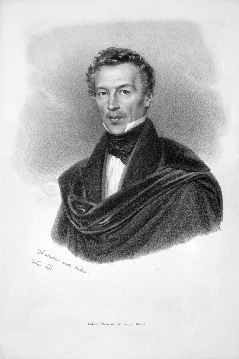 Franz Krieg Litho door Josef Kriehuber