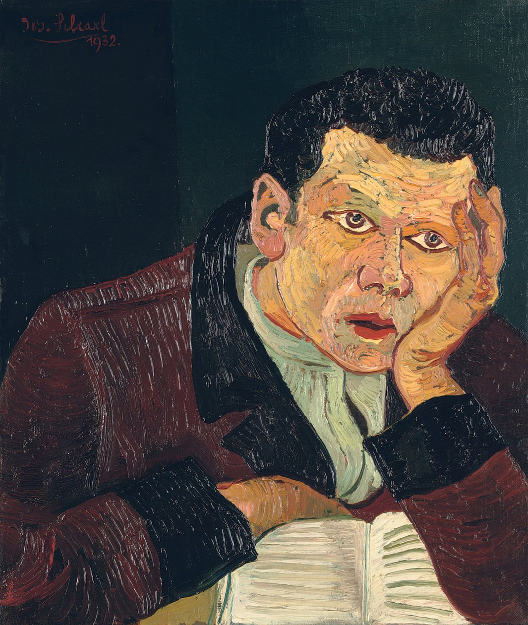 De letterkundige (Oskar Maria Graf) door Josef Scharl