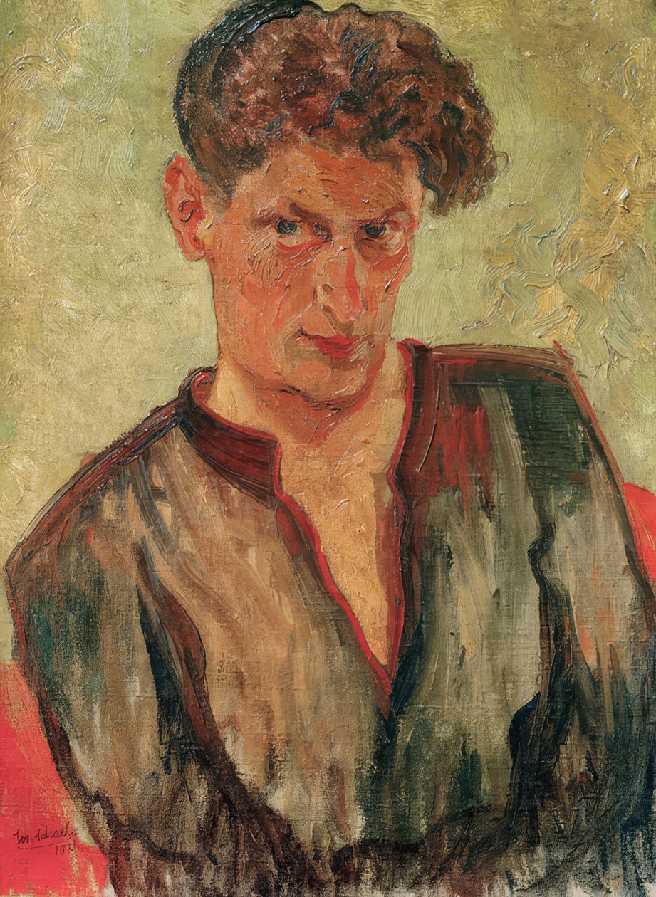 Zelfportret door Josef Scharl