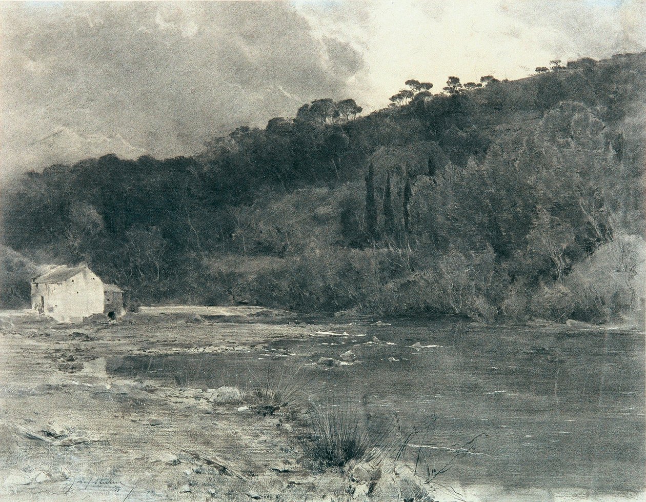 Aan de Guadaira (Spanje) door Josef Sturm
