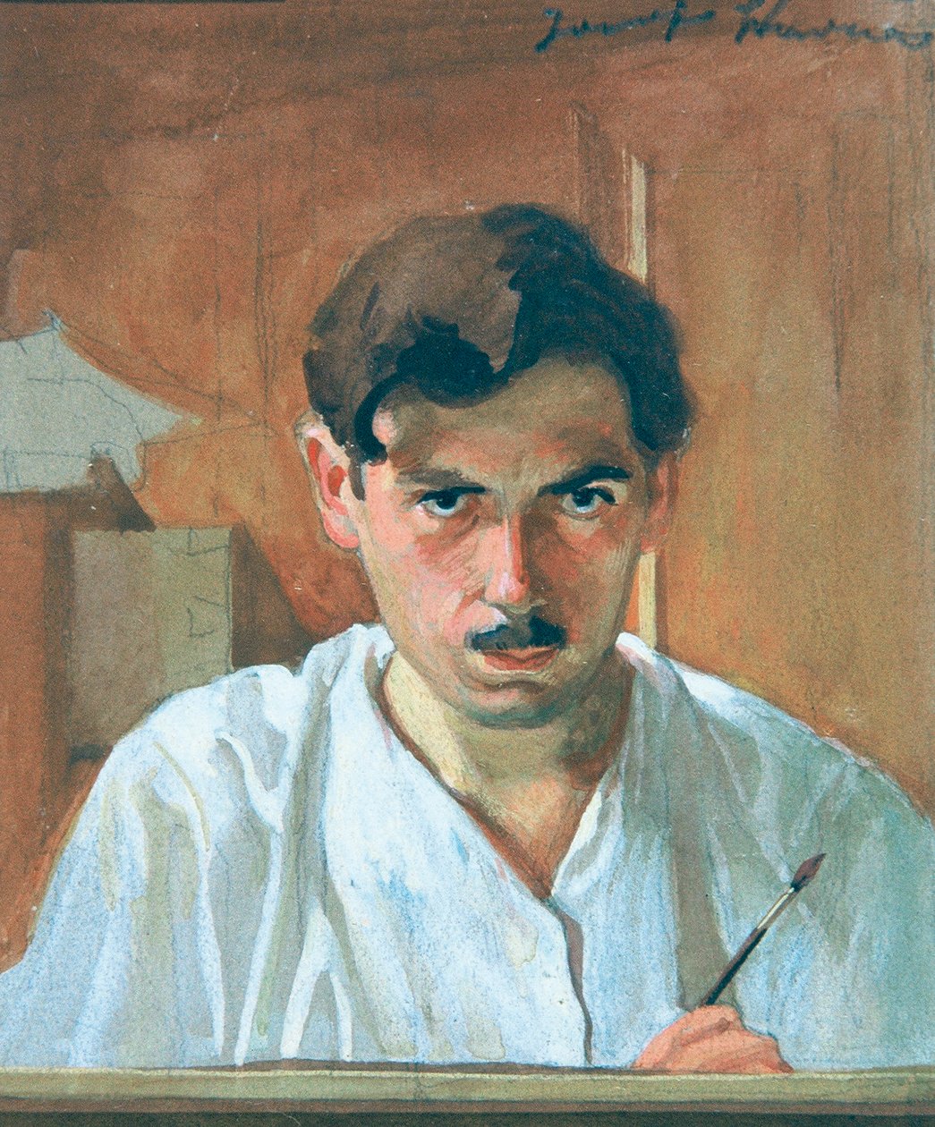 Zelfportret door Josef Wawra