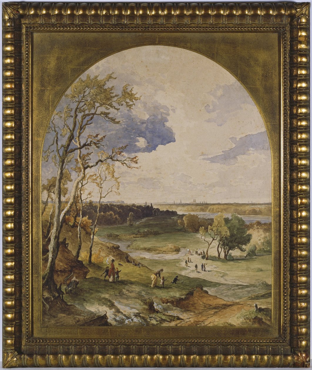 Isarlandschap door Josef Wenglein