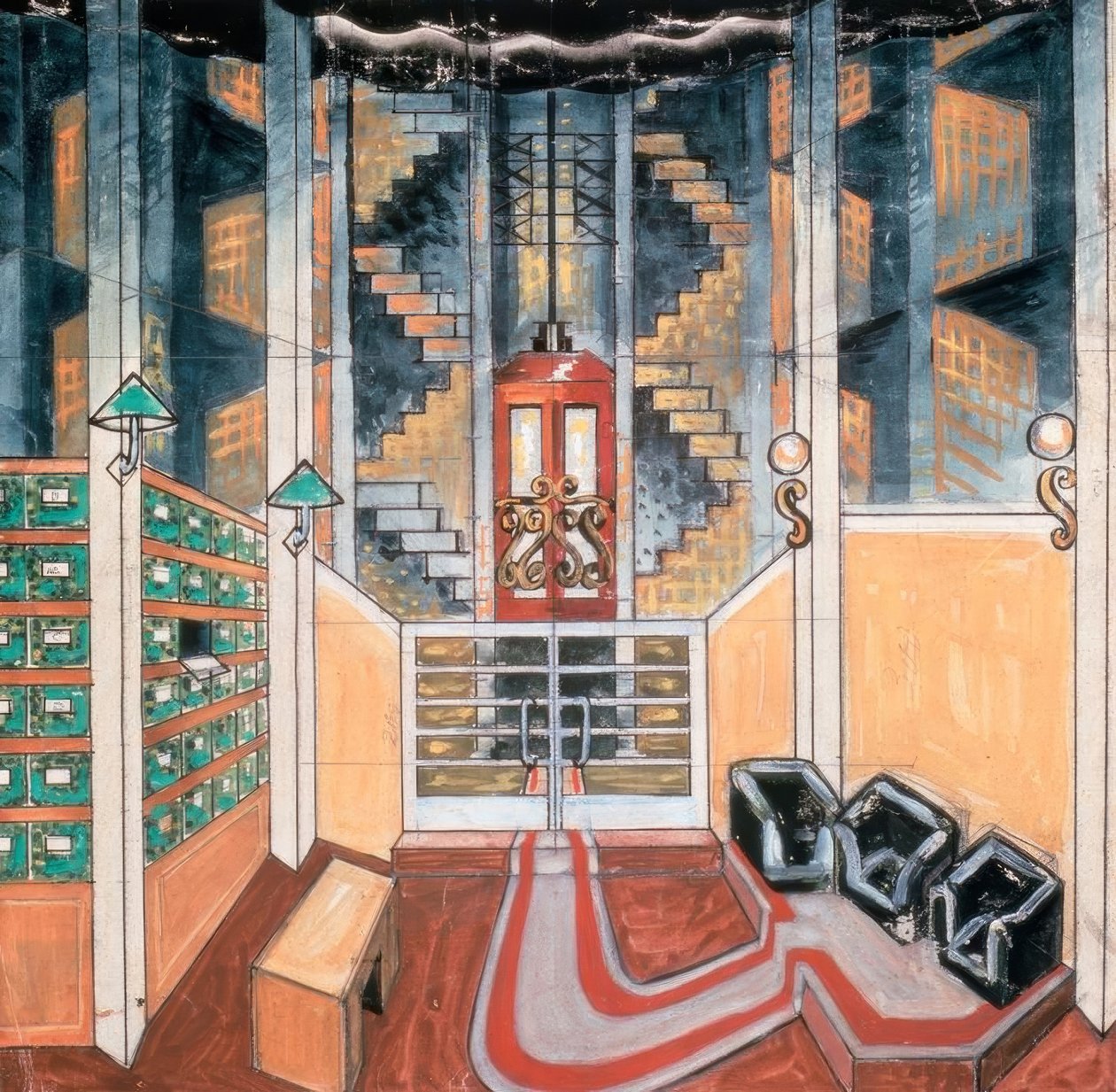 Janacek, De zaak Makropulos / Decorontwerp door Josef Čapek
