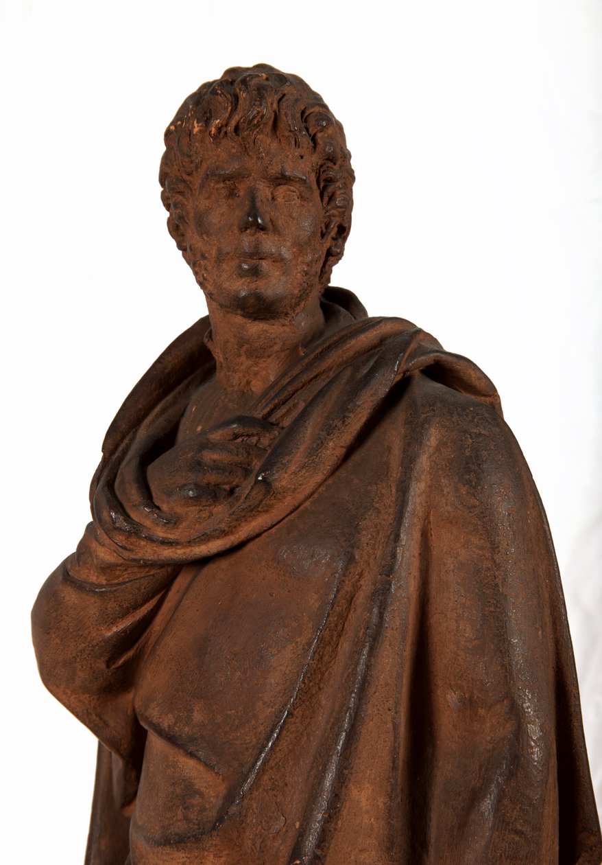 Zelfportret, voor de decoratie van zijn graf op de begraafplaats van Loyasse, Lyon, c.1810 door Joseph Chinard