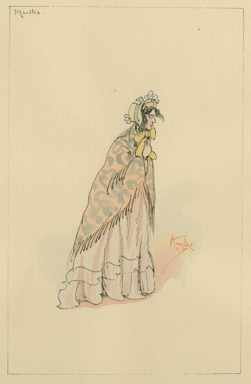 Martha Endell, ca. 1920 door Joseph Clayton Clarke