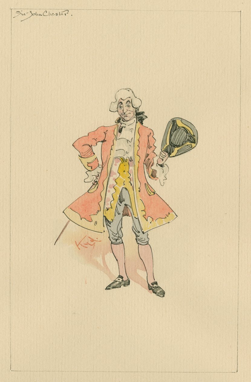 Sir John Chester, c.1920s door Joseph Clayton Clarke