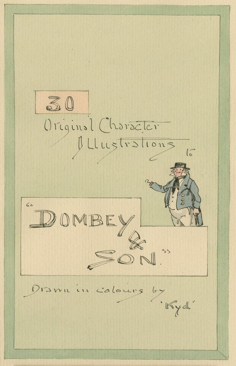 Titelpagina, ca. 1920 door Joseph Clayton Clarke