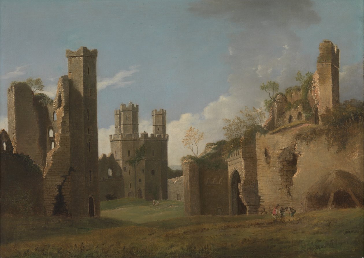 Caernarvon Kasteel door Joseph Farington