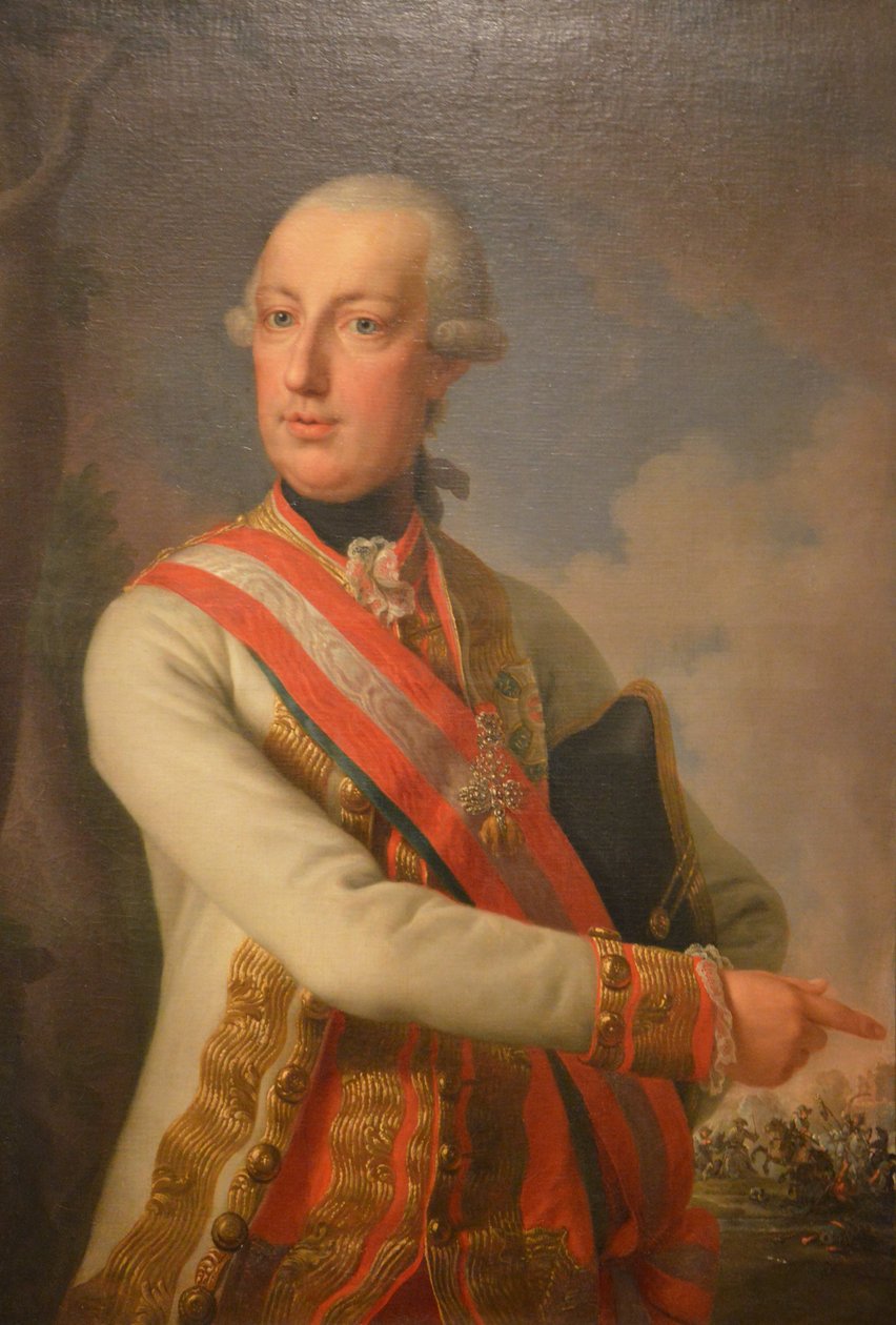 Keizer Jozef II (1741-1790) door Joseph Hickel