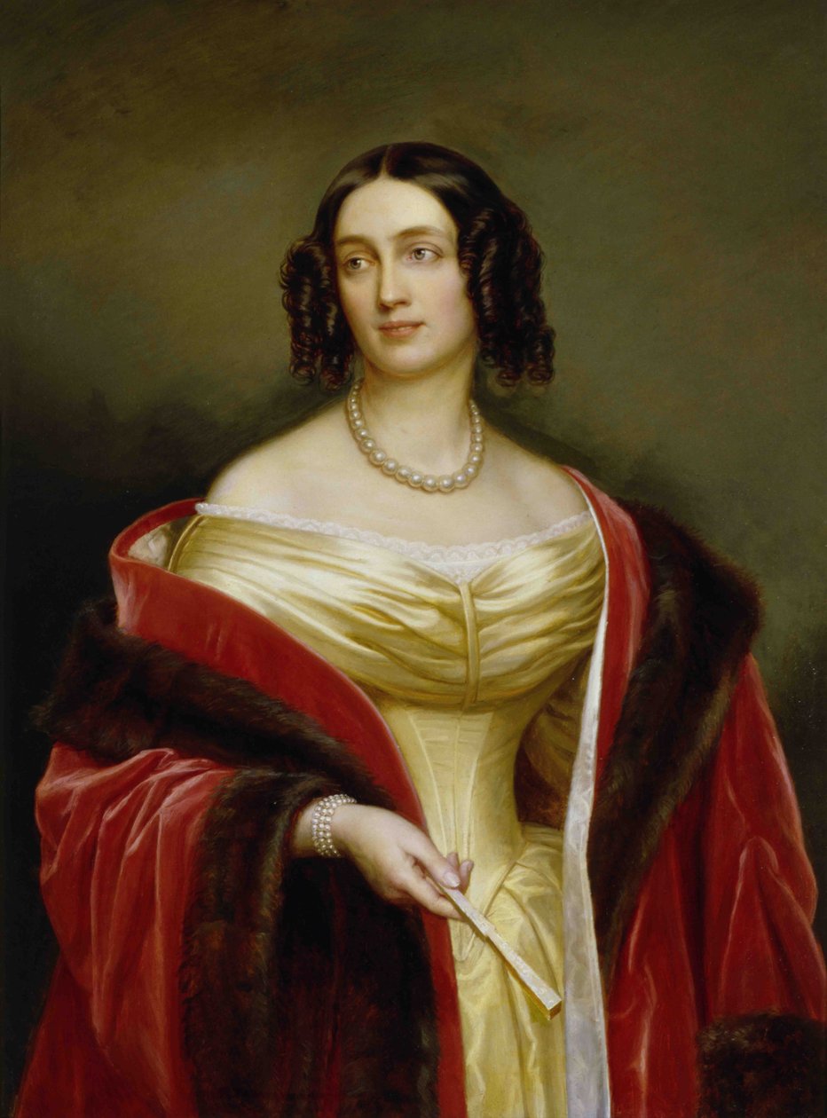 Portret van Elisabeth Ludovika van Beieren (1801-1873), Koningin van Pruisen door Joseph Carl Stieler