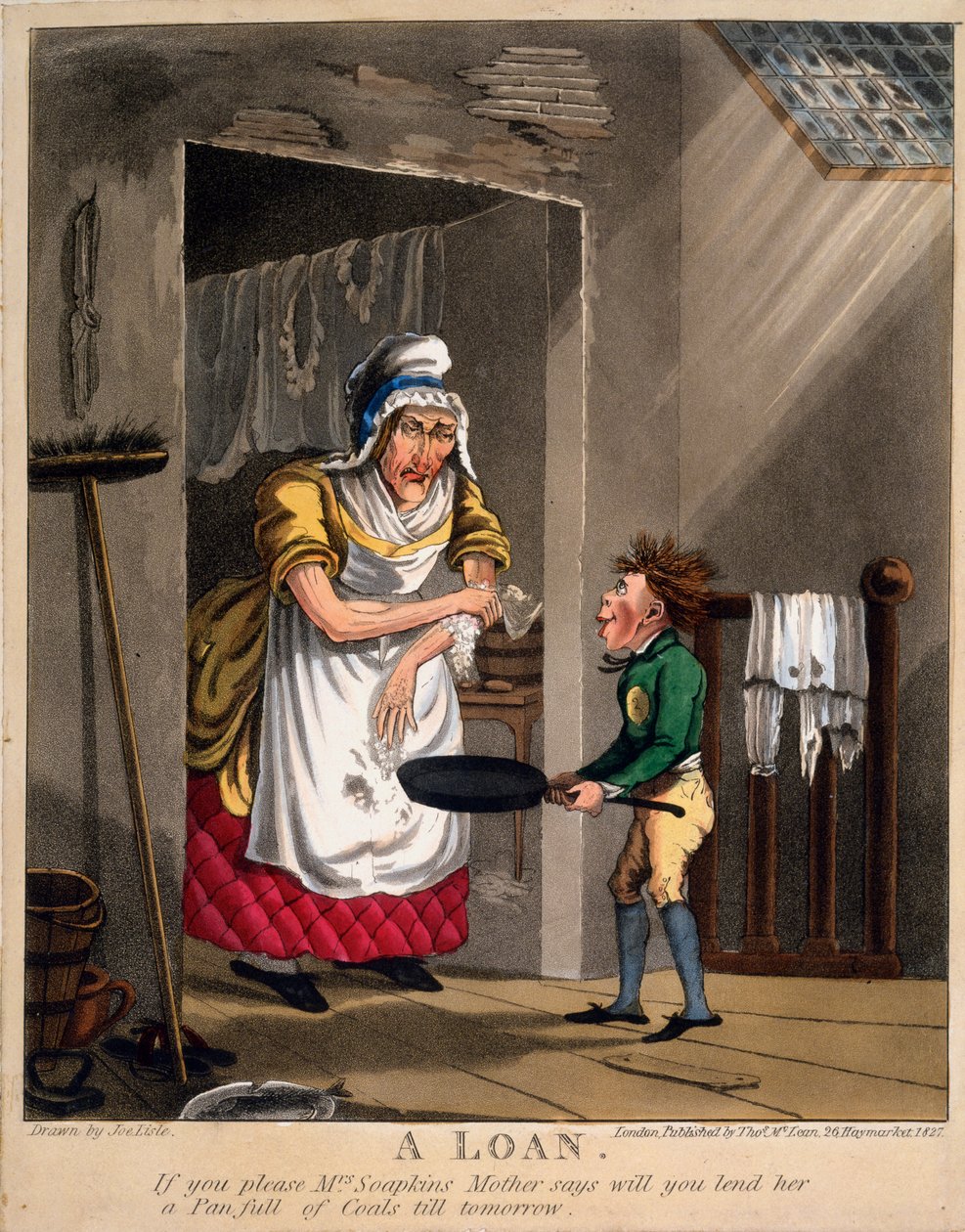 Een lening, 1827 door Joseph Lisle