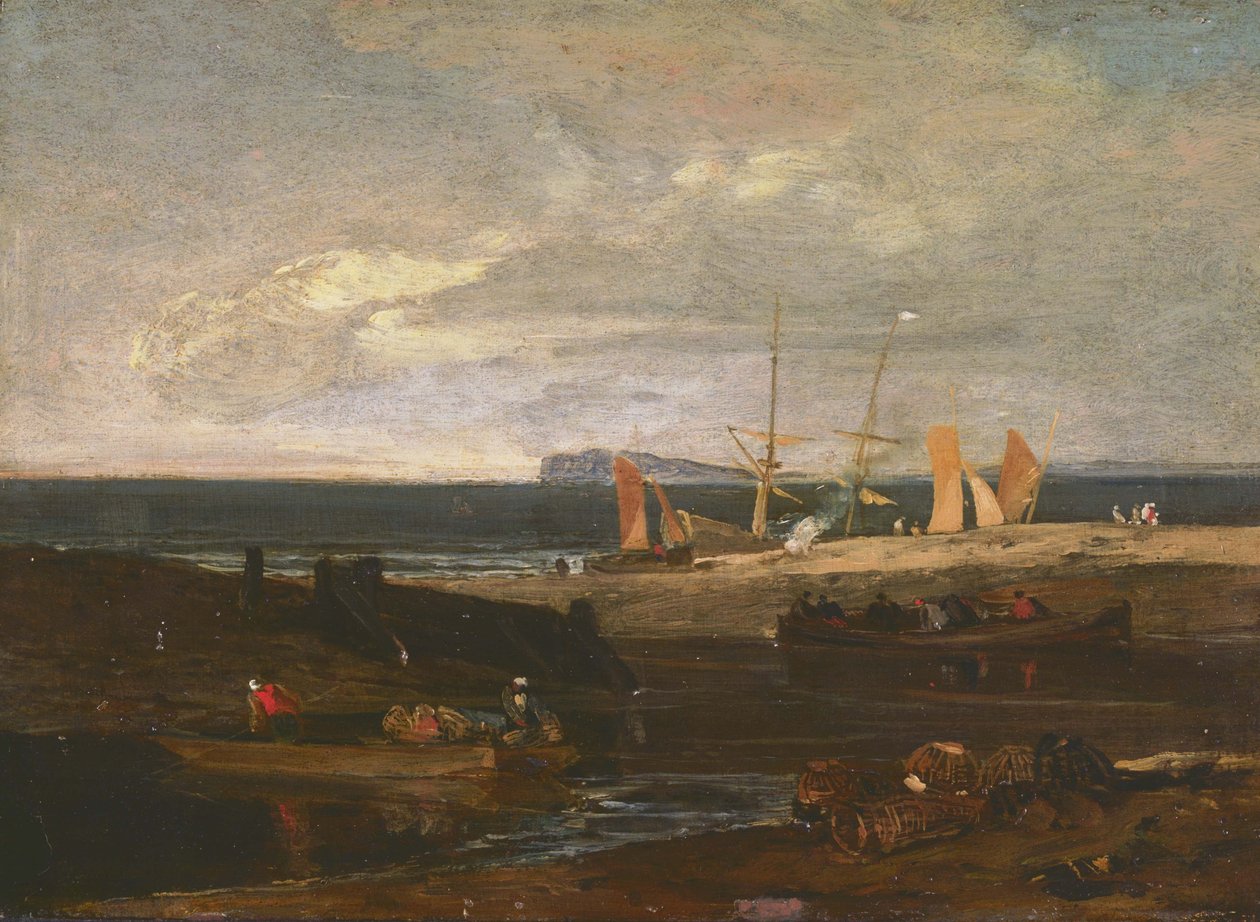 Een scène aan de Engelse kust door Joseph Mallord William Turner