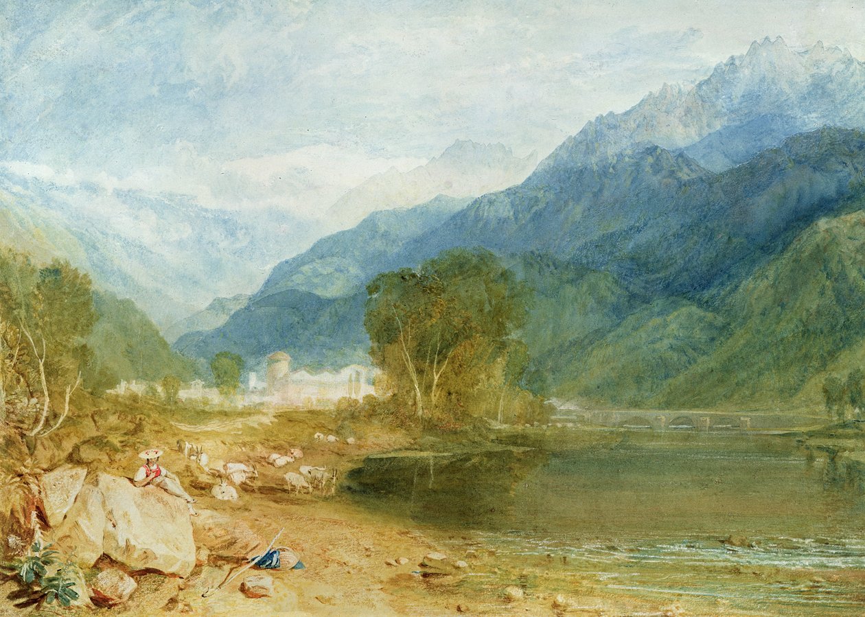 Bonneville, Savoye door Joseph Mallord William Turner