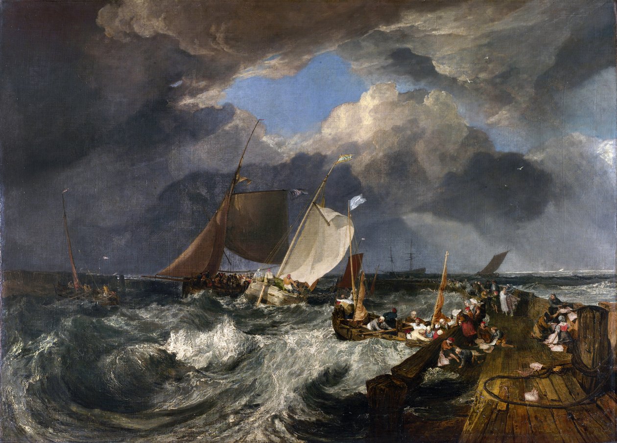 Calais Pier: Een Engels Pakket Aankomend, 1803 door Joseph Mallord William Turner