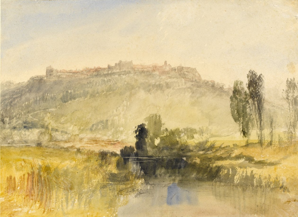 Carisbrooke Castle, Isle of Wight, ca. 1826 door Joseph Mallord William Turner