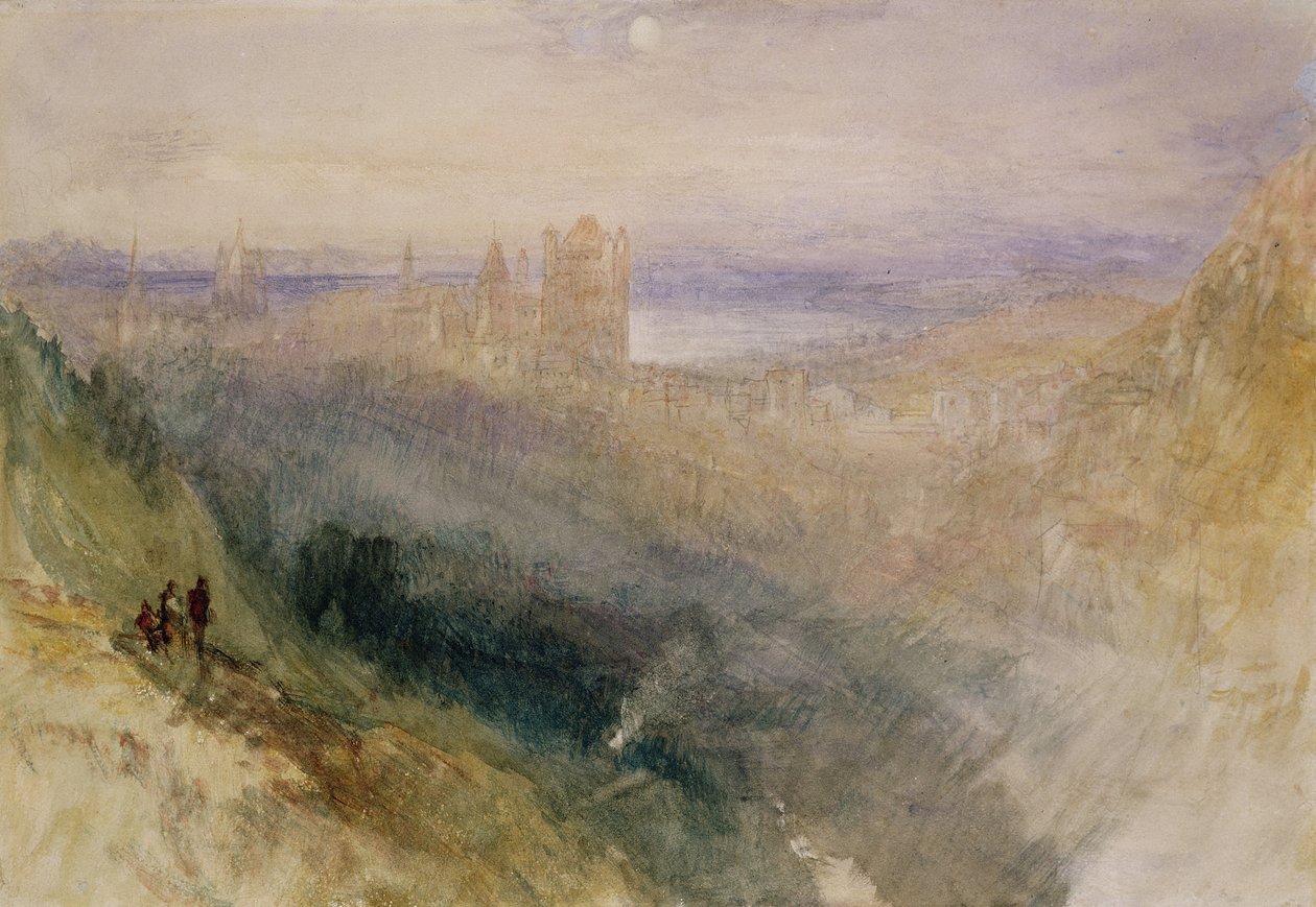 Lausanne, vanaf Le Signal door Joseph Mallord William Turner