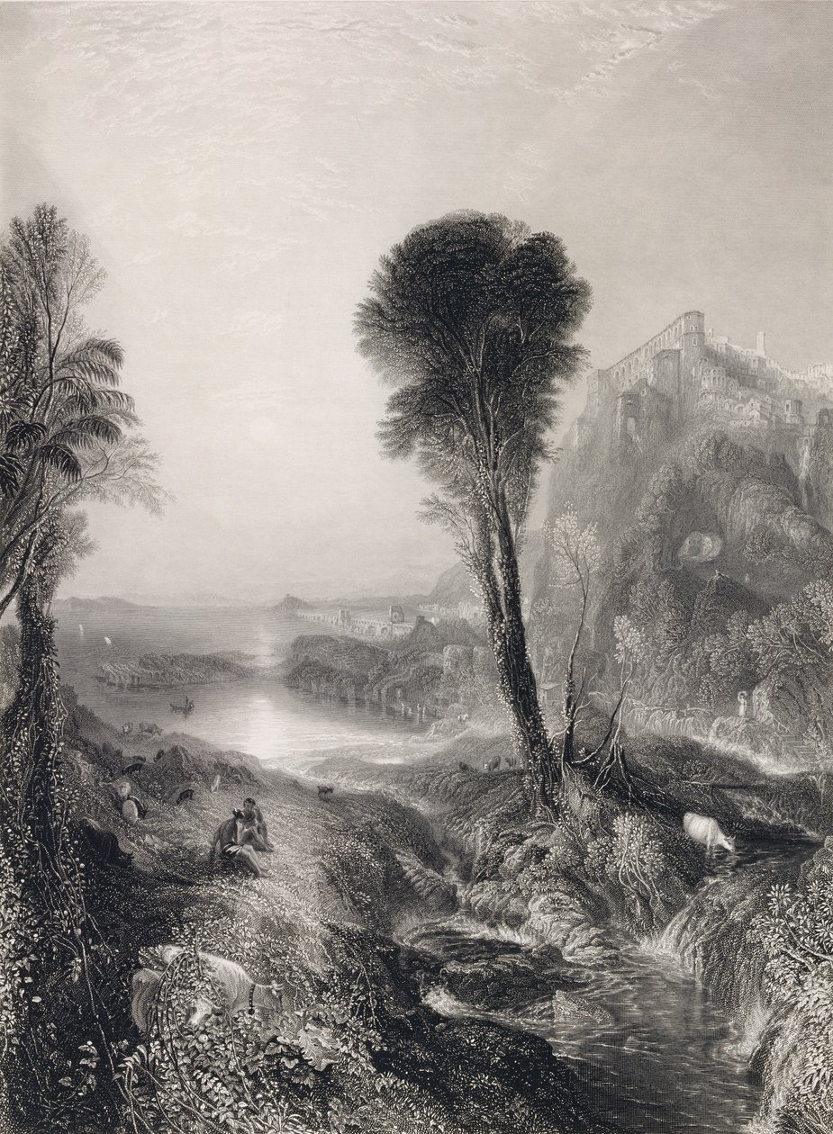 Mercurius en Argus, gegraveerd door James T. Willmore, 1841 door Joseph Mallord William Turner