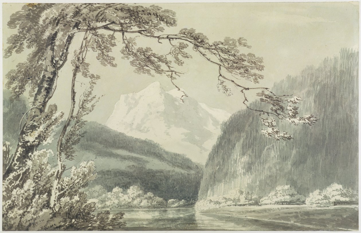 Bij Grindelwald, ca. 1796 door Joseph Mallord William Turner