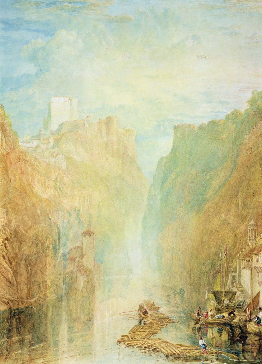 Aan de Bovenrijn, c.1820 door Joseph Mallord William Turner