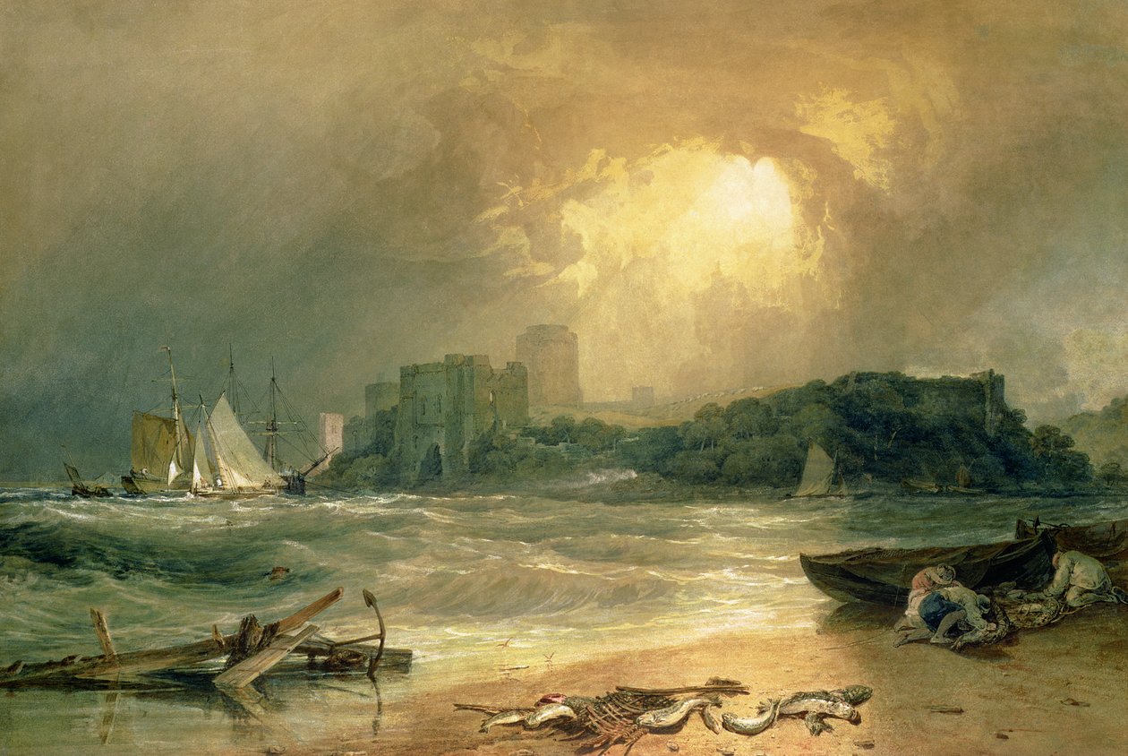 Pembroke Castle door Joseph Mallord William Turner