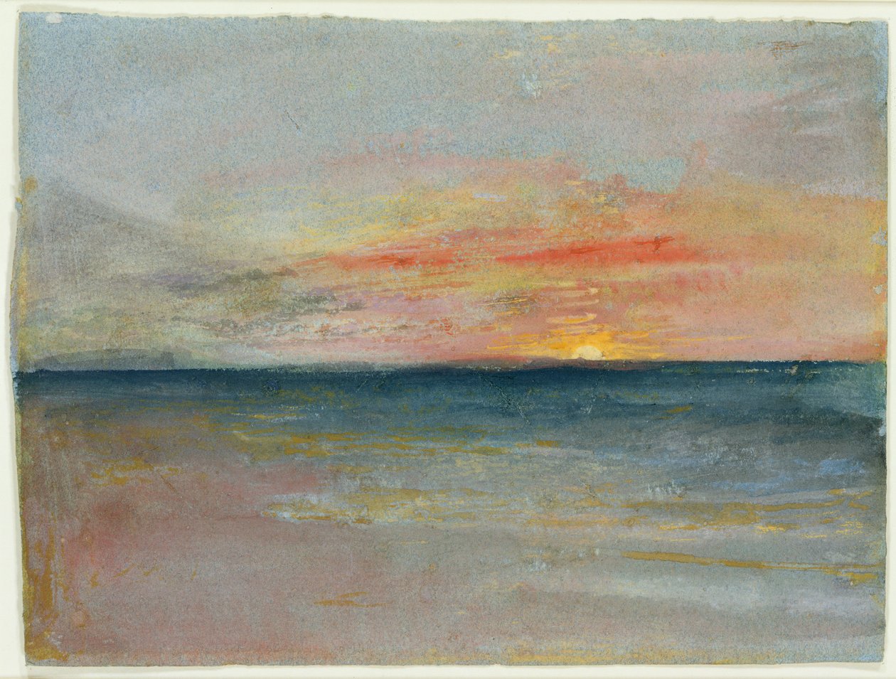 Luchtstudie door Joseph Mallord William Turner
